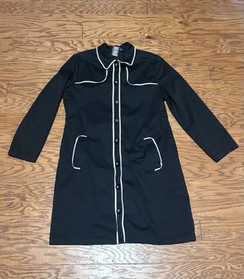 Gabardina ligera negra para mujer George ME By Mark Eisen, talla L (12/14) Foto 1 de 4