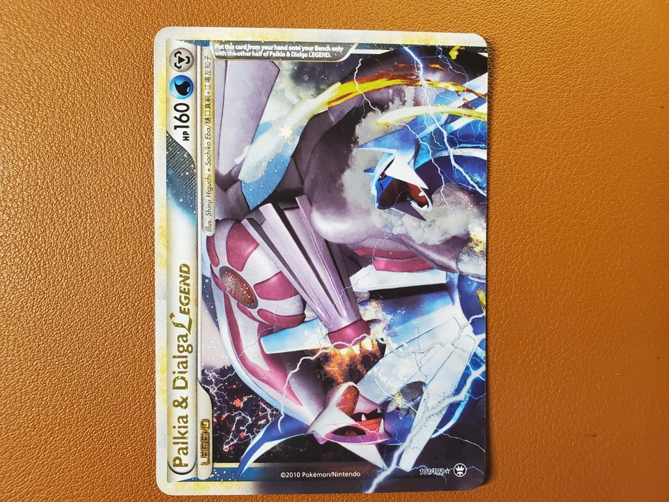 Palkia & Dialga Legend Top 101/102 Pokemon Triumphant Holo LP Holo Rare - Image 1 of 2