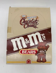 Vintage 1987 Chocolate Chums M&M's Flocked Bears FULL FACTORY CASE of 30 NEW - Bild 1 von 10