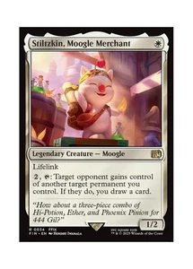 Magic the Gathering MTG FIN Stiltzkin, Moogle Merchant 34 Regular Near Mint - Bild 1 von 2