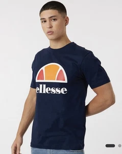Ellesse Mens Ecrillo Logo T-Shirt Navy Size XL BNWT - Picture 1 of 5