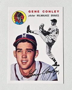 GENE CONLEY - 1994 Topps Archives - 1954 - # 59 - Milwaukee Braves - EX. / MT. - Picture 1 of 2