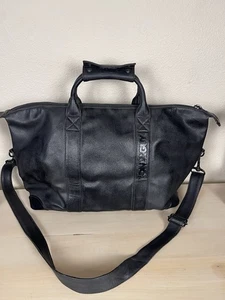 Toni & Guy Black Leather Stylist Bag Large - Picture 1 of 6
