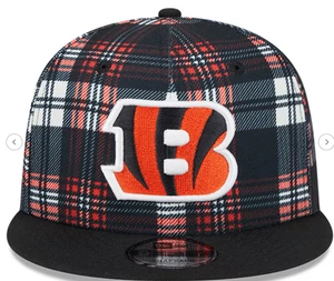 Mütze Kappe Cincinnati Bengals New Era 9Fifty Druckknopflasche verstellbar Seitenlinie Statement - Bild 1 von 8