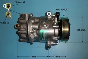 AutoAir Aircon Compressor 14-0057 For Citroën Jumper Van 2.2 - Picture 1 of 3