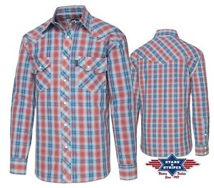 “ LORENZO” chemise country western Stars and Stripes Homme
