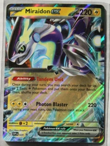 Pokemon 2023 Scarlet & Violet "Miraidon" ex #028 Holo Rare * Promo - Picture 1 of 5