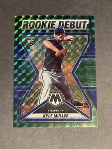2022 Panini Mosaic - Rookie Debut Green Mosaic Prizm #RD-17 Kyle Muller (RC) - Picture 1 of 3