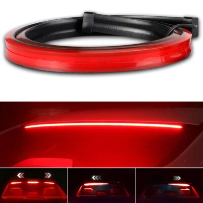 40" Sequential LED 3rd Brake Light Strip Bar Rear Windshield Stop Tail Turn DRL - Изображение 1 из 4