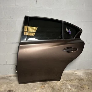 14-20 INFINITI Q50 REAR LEFT DRIVER EXTERIOR DOOR SHELL BROWN - Picture 1 of 4