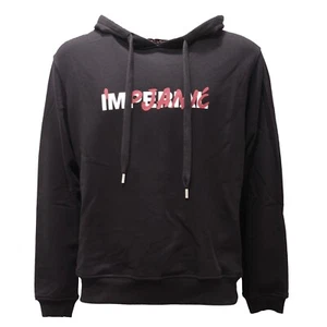 1939AG felpa uomo IMPERIAL IMPJANIC black printed cotton blend sweatshirt man - Imagen 1 de 4