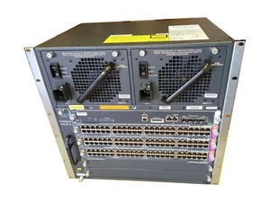Cisco Catalyst 4500-E 3x WS-X4648-RJ45V+e WS-X45-SUP7L-E 2x APS-172 2800ACV PSU - Zdjęcie 1 z 7