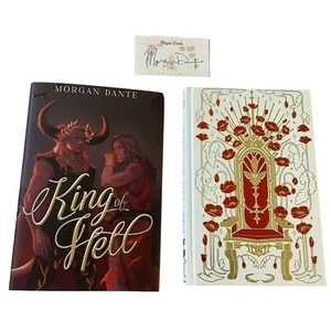 King Of Hell By Morgan Dante Exclusive Fae Crate Edition Signed Bookplate - Imagen 1 de 11