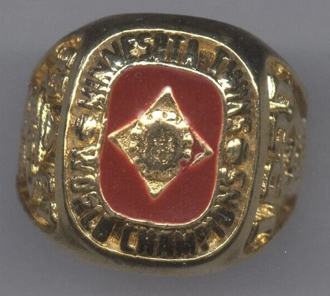 1991 World Series Champions Minnesota Twins Souvenir Ring Jostens 1992 SGA Cover