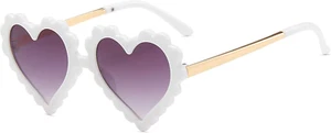 Kids Girl Heart Shaped Sunglasses Halloween Christmas Party Glasses for Photogra - Picture 1 of 13