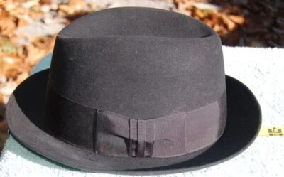 Stetson Fedora Hombre, Talla 7 1/4, Forro Plástico, Excelente Estado - H13 Foto 1 de 3