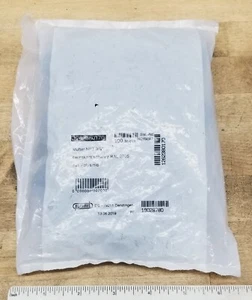 (PAQUETE DE 100) HUMMEL 3/8 NPT 1262380170 NN-09-BK TUERCA DE SEGURIDAD LÍQUIDO APRETADO CABLE AGARRE - Imagen 1 de 5