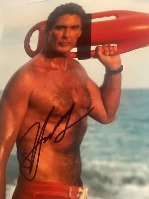 David Hasselhoff signiert Hollywood Foto signed Autogramm Unterschrift (28) - Bild 1 von 2
