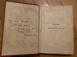Pelham; Or, Adventures of a gentleman. 1886? Signed Inscribed by Emma Tripp - Picture 1 of 7