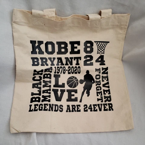 Kobe Bryant NBA Canvas Tote Bag Cover