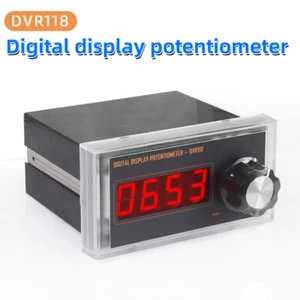 AC DC 110V 220V Digital Display Potentiometer 10K 100K Adjustable Resistance - Picture 1 of 8