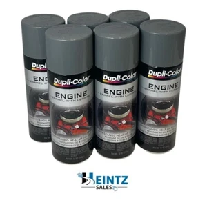 Duplicolor DE1611 - 6 Pack New Ford Gray Engine Enamel Paint with Ceramic - 12oz - Picture 1 of 2