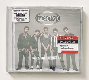 Menudo More Than Words 4 Track EP 2007 CD Brand New Sealed Target Exclusive - Picture 1 of 2