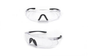 SafetyGlasses3 Schutzbrille Klar/Schwarz