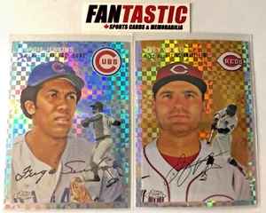 2023 Topps Chrome Platinum Anniversary X-FRACTORS Parallel Card YOU PICK - Picture 1 of 2