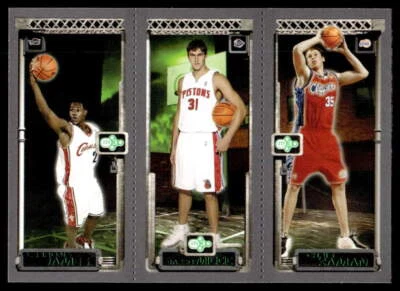 2004 Topps #116/112/111 Kaman/Milicic/James Basketball Cavaliers Foto 1 de 2