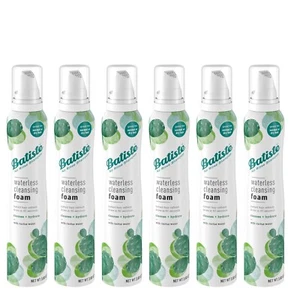 6X Batiste Waterless Cleansing Foam Cleanse and Hydrate with Cactus Water White - Picture 1 of 8