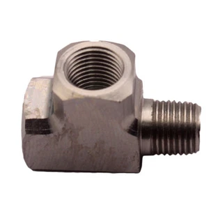 Adaptador suave T Tee montaje 1/8" BSPT para medidor de sensor de presión de agua y aceite de aire - Imagen 1 de 7