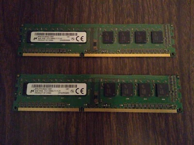 8GB (2 x 4GB) Micron 8JTF51264AZ-1G6E1 DDR3 1600MHz PC3-12800 CL11 RAM lt22 - Image 1 of 2