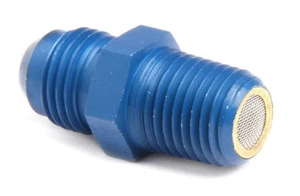Fragola 481696 -6 AN x 1/4" Straight Adapter w/Screen on Mpt Side Blue@SpeedTech - Picture 1 of 2
