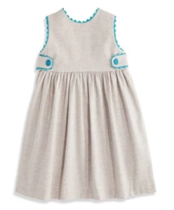 BELLA BLISS  Penelope Jumper/Dress - Taupe  - NWT Girls 8 - Picture 1 of 4