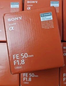 Sony SEL50F18F FE 50mm F1.8 E-Mount Full Frame Lens With Box (New) - Picture 1 of 1