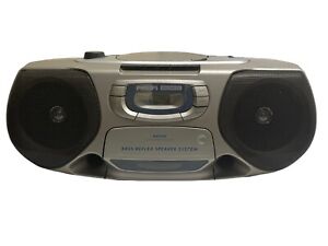 Philips Magnavox AZ1010 CD Player Cassette Player Boom Box AM/FM Radio Tested