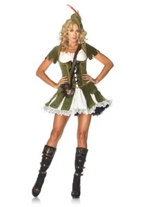 Sexy Robin Hood Leg Ave DELUXE ADULT THIEF OF HEARTS COSTUME - Picture 1 of 1