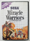 Miracle Warriors: Seal of the Dark Lord (Sega Master System)  w Manual