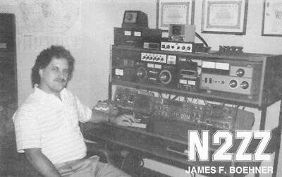 1989 QSL Card N2ZZ to VQ9DM Aiken South Carolina USA #951 - Image 1 of 2