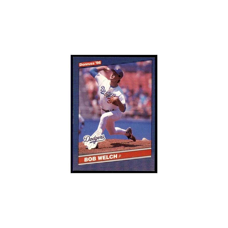 1986 Donruss Bob Welch Dodgers #459 - Image 1 of 3