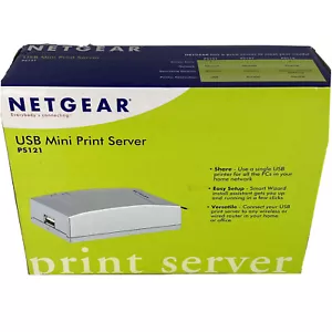 NETGEAR USB Mini Print Printer Server PS121 - Picture 1 of 11