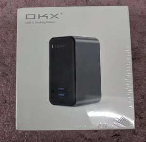 OKX USB-C Docking Station UC2402 X002LKR227 *NEW* | C449 - Picture 1 of 8