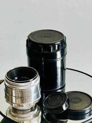 Helios 44 58mm F/2.0 Silver Early Version with Original Case Caps - Imagen 1 de 4