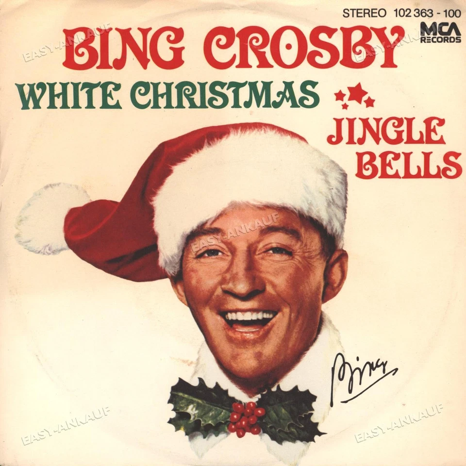 Bing Crosby - White Christmas / Jingle Bells GER 7" Single 1980 (VG+) ' - Image 1 of 1