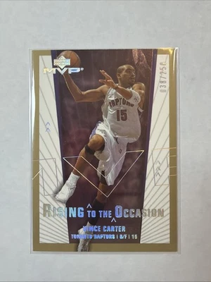 2003-04 Upper Deck MVP Rising to the Occasion #RO6 Vince Carter/250 DORADO Foto 1 de 2