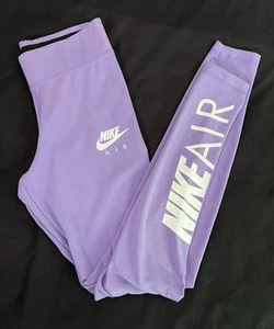 Nike Air Womens XS Tight Fit High Rise Leggings Purple Lilac Excellent Fast Ship - Imagen 1 de 10