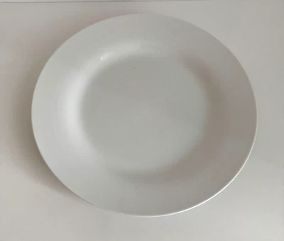 Pottery Barn PB White 11 In Dinner Plates - Set of 4 - Image 1 of 3