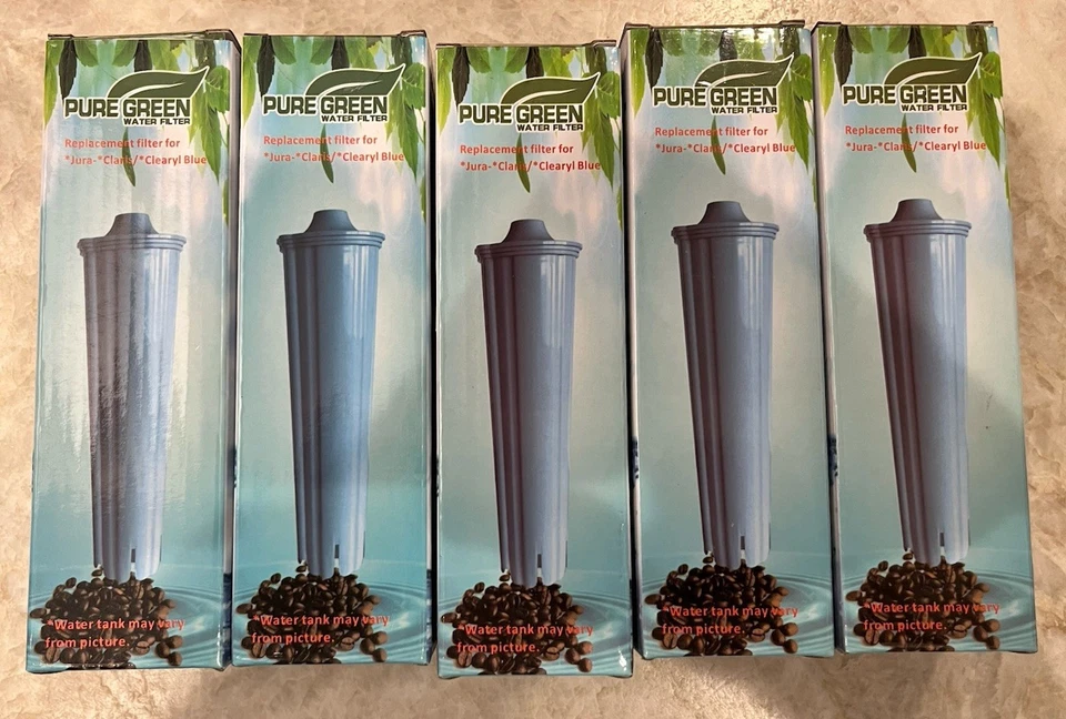 Paquete de 5 filtros de agua para Jura Claris Clearyl Blue Foto 1 de 3