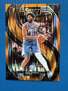 2024-25 Panini Select Joel Embiid Neon Orange Shock - #101 - Premier Level - Picture 1 of 2